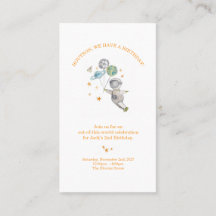 Astronaut Kids Birthday Invitation | Space Party