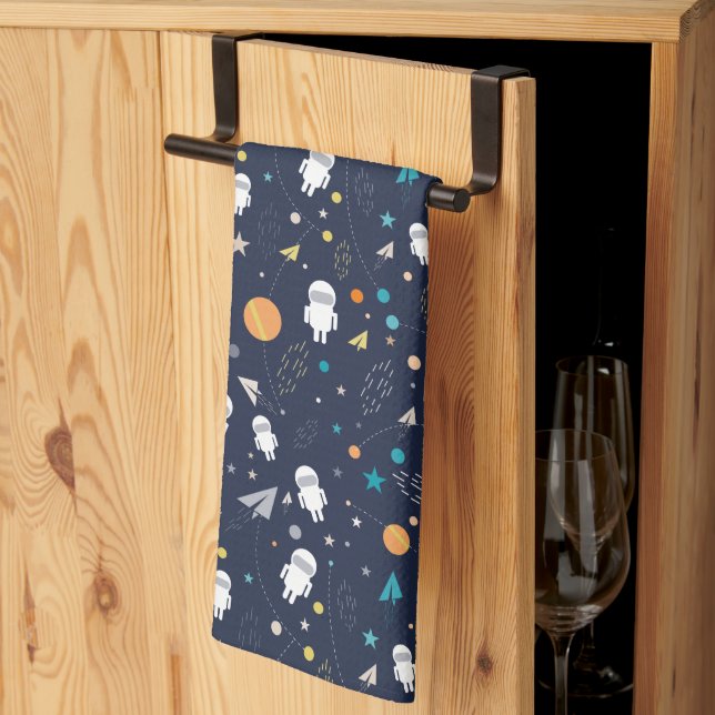 Astronaut Kitchen Towel (Thirds Fold)
