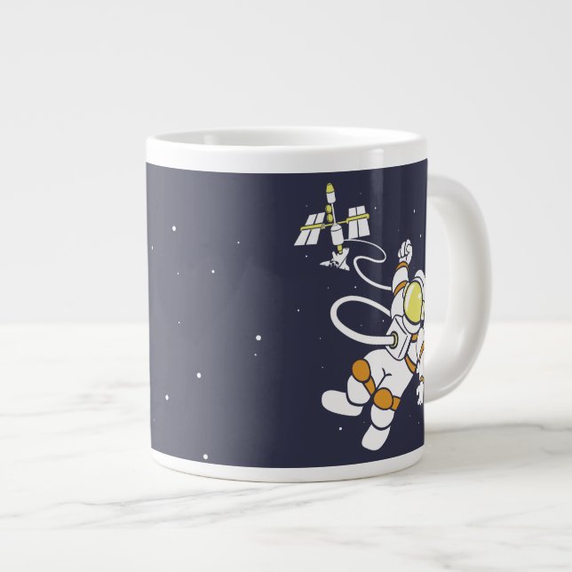 Astronaut Large Coffee Mug (Front Right)