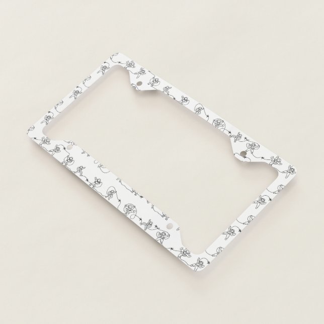 Astronaut License Plate Frame (3/4)