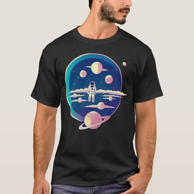 Astronaut Lost In Space T-Shirt (Front)