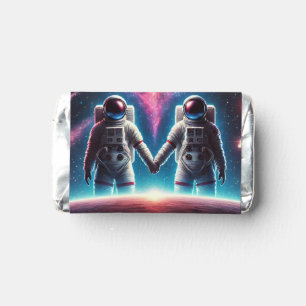 Astronaut Love Candy Wrappers Hershey's Miniatures