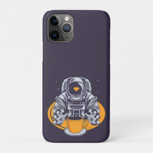 Astronaut Love Coffee iPhone 11 Pro Case