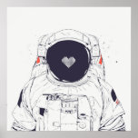 Astronaut love poster<br><div class="desc">... </div>