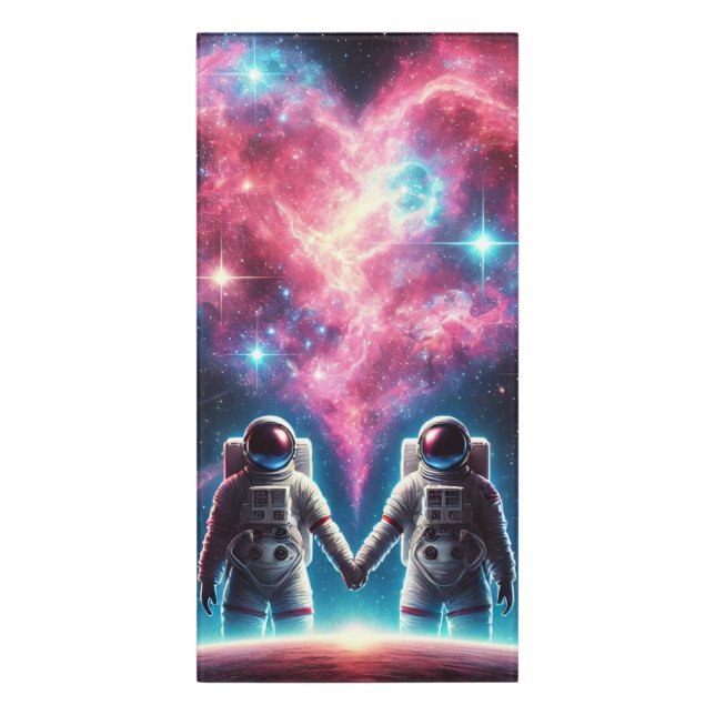 Astronaut Love Wall Sign (Classic Front Vert)
