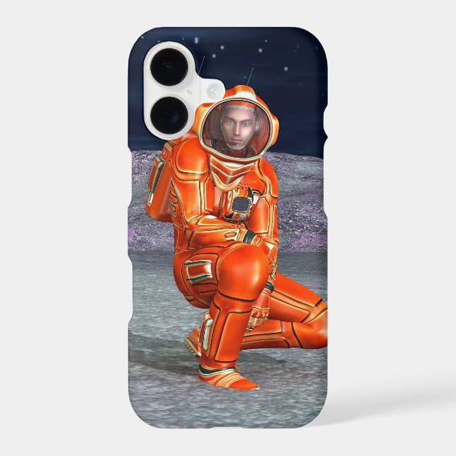 Astronaut Mars Explorer Alien Planet Space Art Case-Mate iPhone Case (Back)