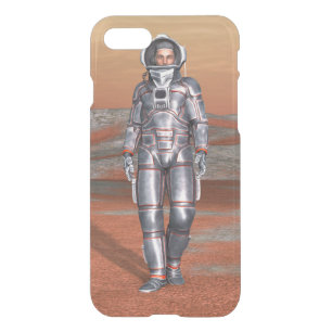 Astronaut Mars Explorer Alien Planet Space Art iPhone SE/8/7 Case
