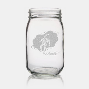 Astronaut Mason Jar
