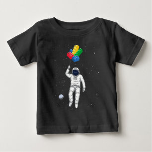 Astronaut Master Builder, Building Blocks Baby T-Shirt