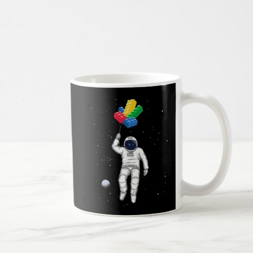 Astronaut Master Builder Building Blocks Coffee Mug
