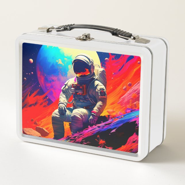 Astronaut Metal Lunch Box (Front)