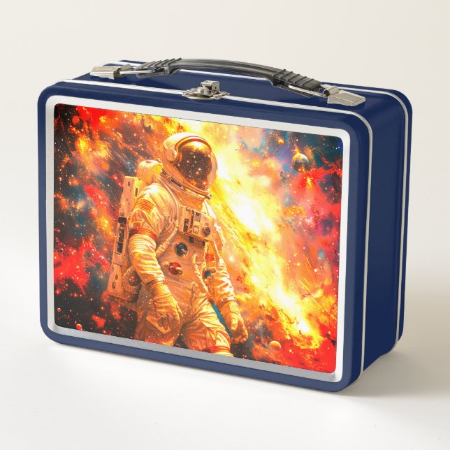 Astronaut Metal Lunch Box (Front)