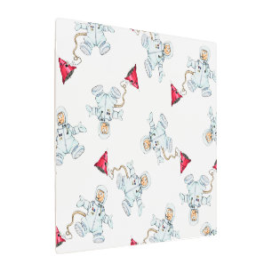 astronaut metal print