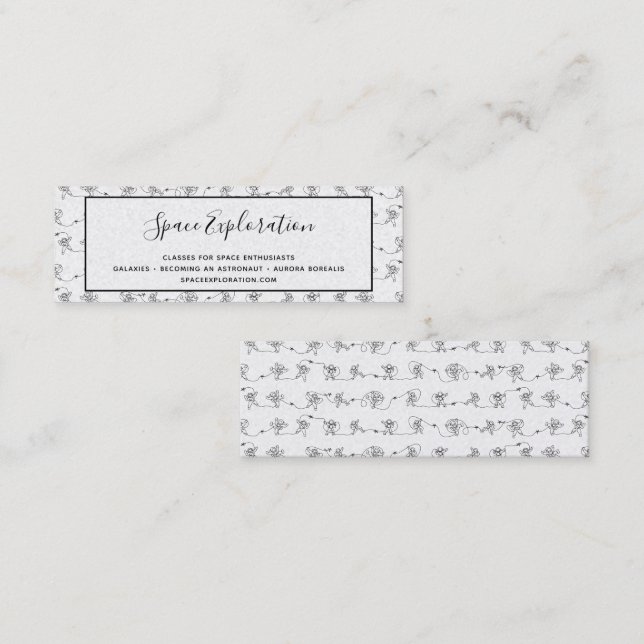 Astronaut Mini Business Card (Front/Back)