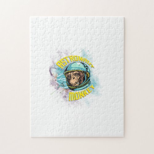 ASTRONAUT MONKEY JIGSAW PUZZLE