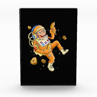 Astronaut Monkey Space Acrylic Award