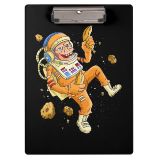 Astronaut Monkey Space Clipboard