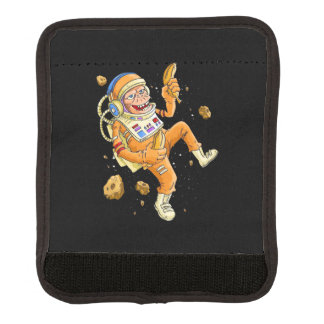 Astronaut Monkey Space Luggage Handle Wrap