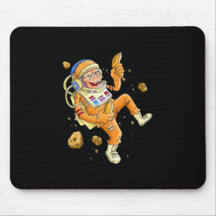 Astronaut Monkey Space Mouse Pad