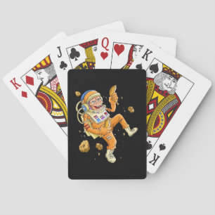 Astronaut Monkey Space Poker Cards