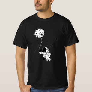 Astronaut Moon Balloon T-Shirt