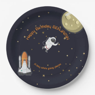 Astronaut Moon Rocket Kids Solar System Fun  Paper Plates