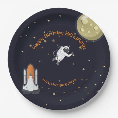 Astronaut Moon Rocket Kids Solar System Fun  Paper Plates