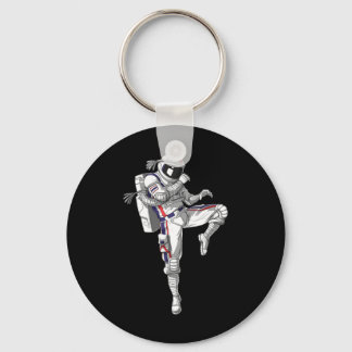 Astronaut Muay Thai Boxing Karate Kickboxing Marti Keychain