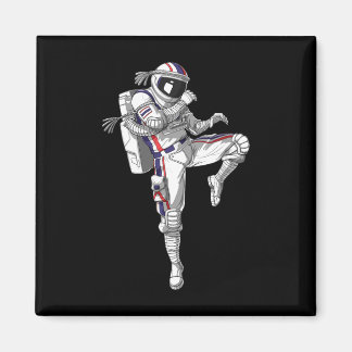 Astronaut Muay Thai Boxing Karate Kickboxing Marti Magnet