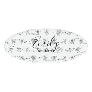 Astronaut Name Tag