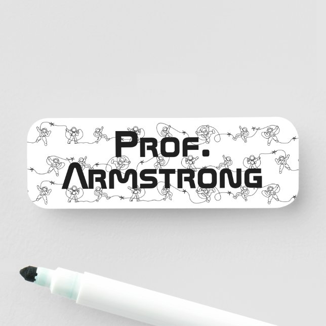 Astronaut Name Tag (In Situ)