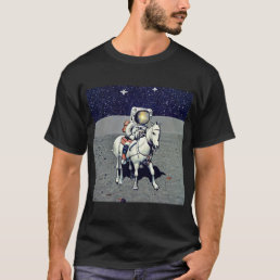 Astronaut on a Donkey   T-Shirt