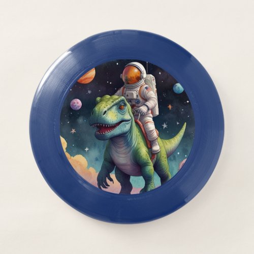 Astronaut on Dino in Space Wham-O Frisbee