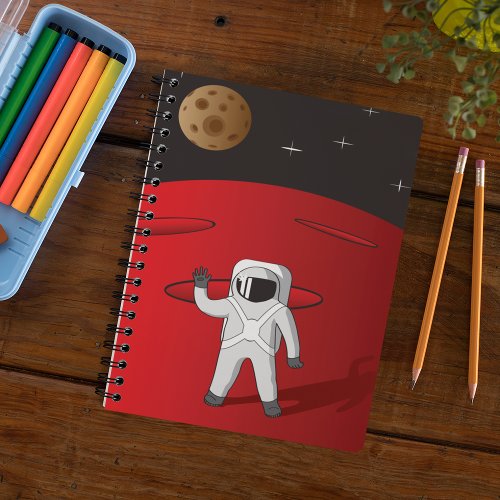Astronaut On Mars Notebook