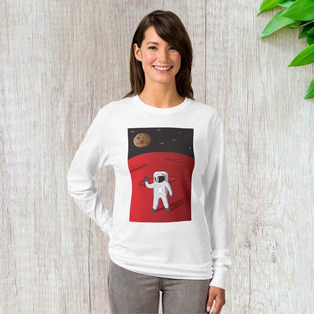 Astronaut on Mars Space Explorer Red Planet  T-Shirt (Creator Uploaded)