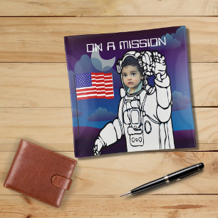 Astronaut On Moon Outer Space Boy Birthday Trinket Tray