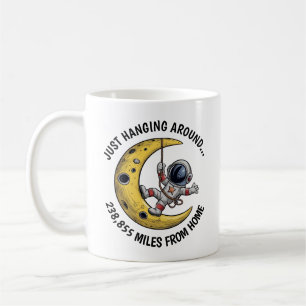 Astronaut on the Moon Coffee Mug