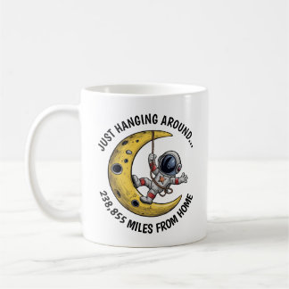 Astronaut on the Moon Coffee Mug