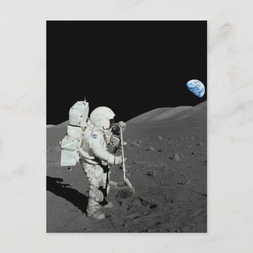 Astronaut on the Moon Postcard