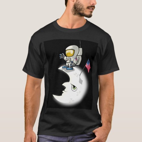 Astronaut on the Moon T_Shirt