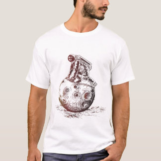astronaut on top of a moon illustration