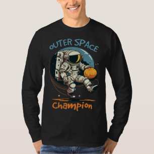Astronaut Outer Space Basketball Champion T-Shirt