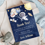 Astronaut Outer Space Birthday Thank You Card<br><div class="desc">Astronaut Outer Space Birthday Thank You Card</div>