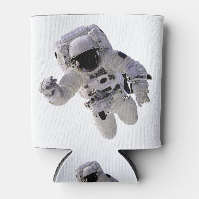 Astronaut Outer space Can Cooler (Front)
