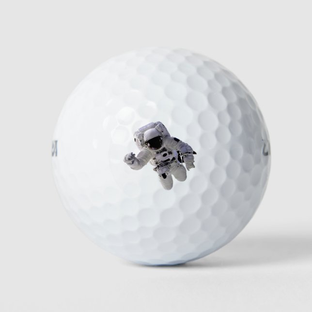 Astronaut Outer space Golf Balls (Front)