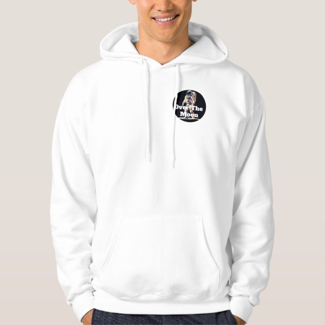Astronaut over the moon hoodie (Front)