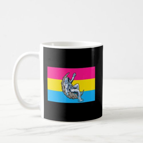 Astronaut Pansexual Pride Flag Crescent Moon Outer Coffee Mug
