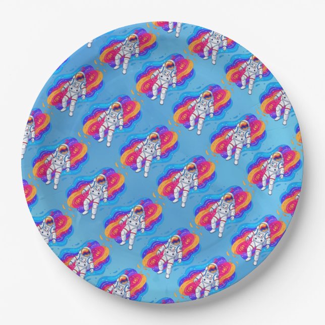 Astronaut Paper Plates (Front)