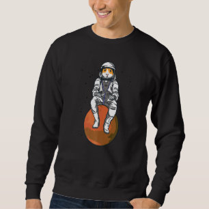 Astronaut Pig Graphic Guinea Pig Owner Pet Cavy An Sweatshirt