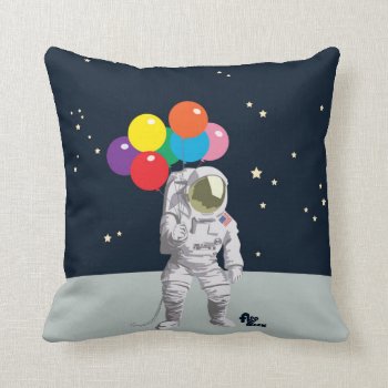 Astronaut Pillow by flopsock at Zazzle